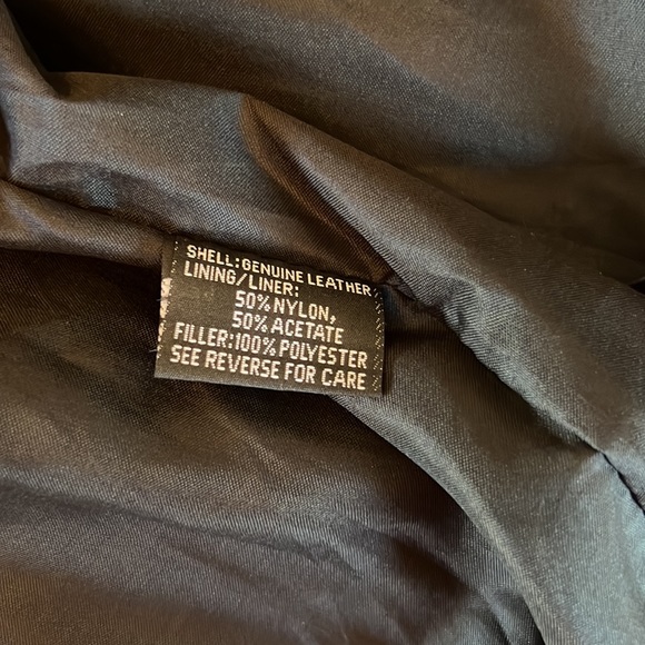 🏍HP!⭐️EUC black Interstate Leather jacket Zip front. 4 front/2 interior pockets - Picture 13 of 14